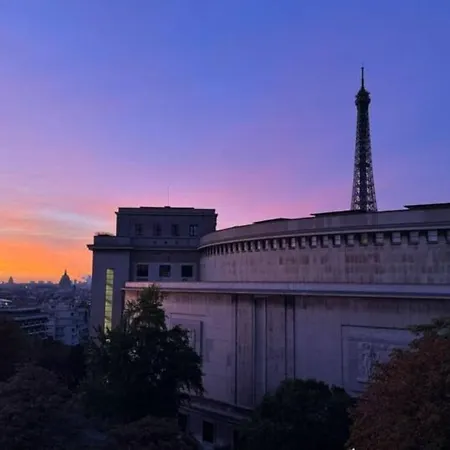 Apartment W Trocadero, Eiffel Tower, Luxury For 8p Paris